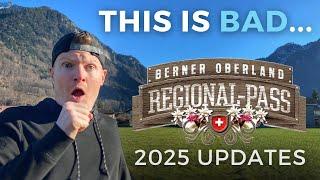 This Swiss Train Pass Just Got DOWNGRADED | 2025 Berner Oberland Pass + Jungfrau Travel Pass