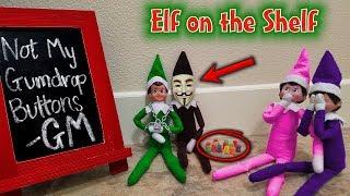 Evil Elf on the Shelf Disguised as Game Master!!! Mad About Gingerbread Man House! GM Day 7