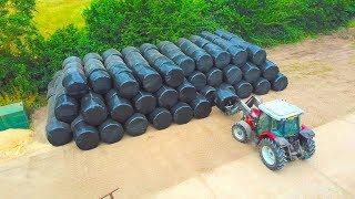 How Grass Silage Bales Are Made