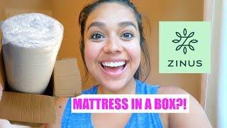 UNBOXING MY MEMORY FOAM MATTRESS (IN A BOX)!!