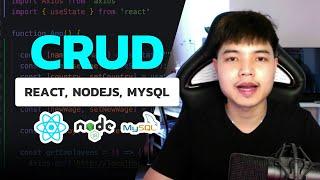 สอนระบบ CRUD ด้วย React NodeJS MySQL ‍