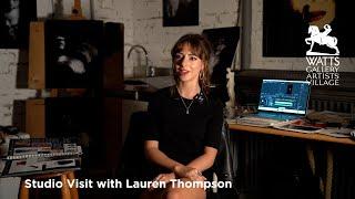 Studio visit with Lauren Thompson