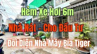 Nhà Sổ Hồng Riêng Giá Rẻ | Hẻm Xe Hơi 6m Đối Diện Nhà Máy Bia Tiger Quận 12