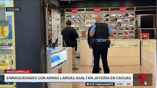 Encapuchados y armados siembren el terror en centro comercial de Caguas