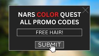 All NARS Color Quest Promo Codes in ROBLOX | Free Hair!