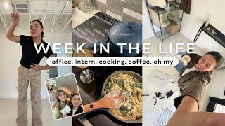 productive week in the life | I GOT AN OFFICE + INTERN!