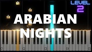 Arabian Nights - Aladdin - EASY Piano Tutorial