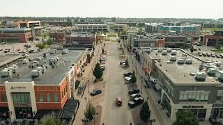 The District at Prairie Trail Ankeny Iowa 4K Stock Aerial Footage - Cole Netten Part 107 - Inspire 3