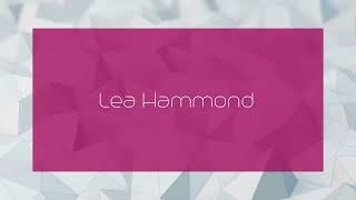 Lea Hammond - appearance