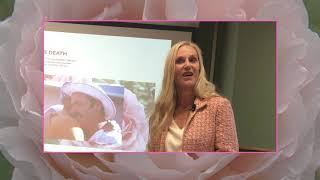 Linda Schaefer speaking at St  Eugene Catholic Church in Oklahoma City