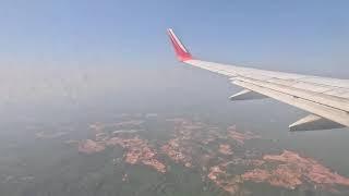 കണ്ണൂർ Airport ൽ Landing  സമയത്തെ മനോഹര ആകാശ ദൃശ്യം | Kannur Airport | Flight Landing | AirIndia