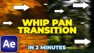 Seamless Whip Pan Transition Tutorial in After Effects