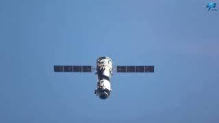 Stunning Footage of Shenzhou-16 Spacecraft Departing Space Station Taken by Shenzhou-17 Astronauts