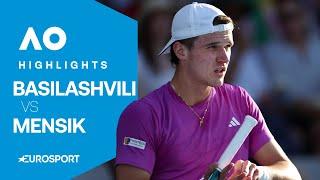 Nikoloz Basilashvili vs Jakub Mensik | Round One | Australian Open 2025 Highlights 