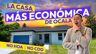 La casa NUEVA de 4 habitaciones y 3 baños más económica de toda Ocala, Florida