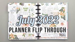 July 2022 Happy Planner Flip Through! After the Pen in my Big Catch-All & Classic Creative Journal