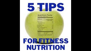 5 Tips| For Fitness Nutrition