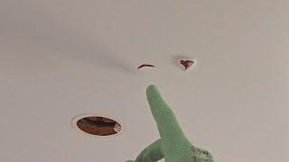 Incredible stretch ceiling repair