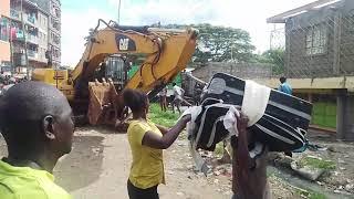 Current Situation in Nairobi as Government Demolish Houses on Riparian Land