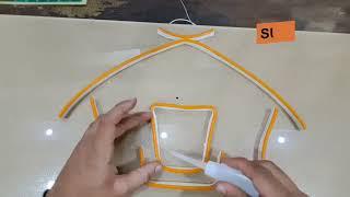 How To Assemble Neon Sign #led #neonsign #art #acrylic #Vsignled