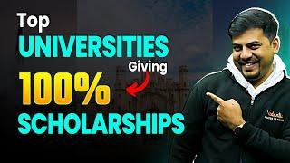 TOP Universities Offering 100% Scholarships | Study Abroad for FREE! | Harsh Sir