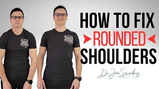 Quickly Fix Rounded (Rolled In) Shoulders | Dr. Jon Saunders