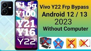 vivo y22 V2207 frp bypass | vivo y22 frp bypass android 12 2023 | vivo y22 | y22s frp bypass