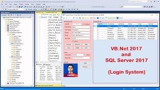 VB.Net and SQL Server 2017 : Login System demo by iBasskung