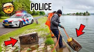 SENSATIONAL CRIMINAL EVIDENCE Found! Magnet Fishing JACKPOT  (POLICE CALLED!