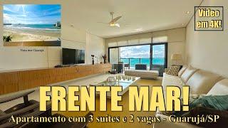 APARTAMENTO DE FRENTE PARA O MAR NAS ASTÚRIAS | GUARUJÁ/SP