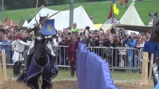 Jousting - Lance Breaks during the first session of jousting at "Times & Epochs 2013"