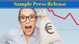 Sample Press Release -  Get Your Press Release Template For Success