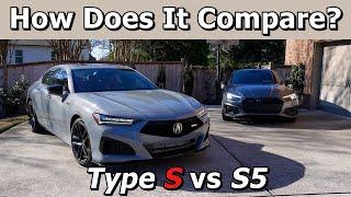 How does the 2025 Acura TLX Type S compare to an Audi S5? - Review