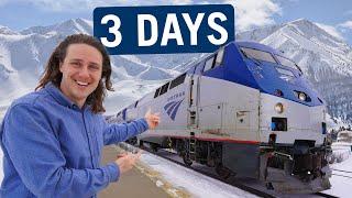 82hrs on Amtrak's MOST SCENIC TRAIN! - The California Zephyr