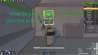 Roblox Virus Border Roleplay How to join army?