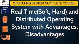 L5: Real Time(Soft, Hard) and Distributed Operating System with Advantages, Disadvantages