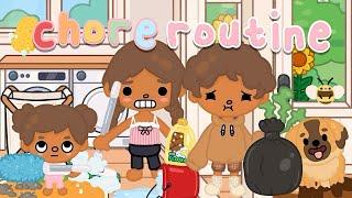   FAMILY CLEANING DAY *CHORES* with Voice  Toca Boca Roleplay #tocaboca