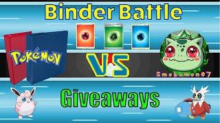 Pokemon Card Binder Battle Giveaway (02/25)