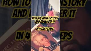 Master History: Tips To Study Smarter & Remember More #academicsuccess #studentadvice #studysuccess