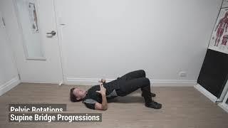 Supine Bridge Progressions - Stabilise SIJ & Activate Glutes for Pelvic Stability & Less Back Pain