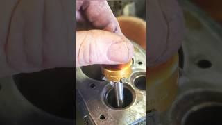 Cutting valve seat with neway cutter and an 11/32 pilot guide from Dyna Tools eBay.