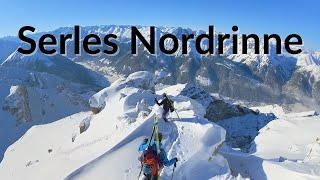 Nordrinne der Serles mit Ski | Steilrinnen-Finale am Innsbrucker Paradeberg mit alpinem Ambiente