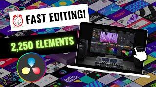 Ultimate Davinci Resolve Graphics Pack - Motioncan Toko Graphics 4.0