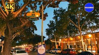 Calm and Beautiful City in East Bay Area | Walnut Creek - Main Street | 4K - Walking Tour