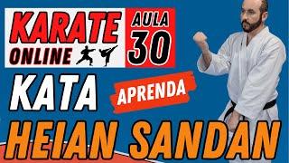 KARATE ONLINE | AULA 30 - KATA HEIAN SANDAN - Aprenda os detalhes técnicos passo a passo