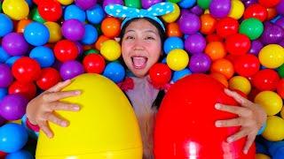 Color Song Nursery Rhymes with Surprise Eggs