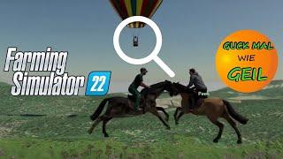 LS22 | Keiner im Ballon!!! | GUCK MAL WIE GEIL Flying Horses Bug im Landwirtschafts-Simulator 22