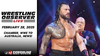 2025-02-28 Wrestling Observer Live: Chamber, WWE to Australia, news!