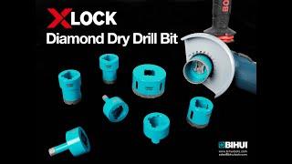 BIHUI X-LOCK Diamond Dry Drill bit