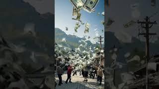 Money Falling from the Sky #moneymaker #luck #rich